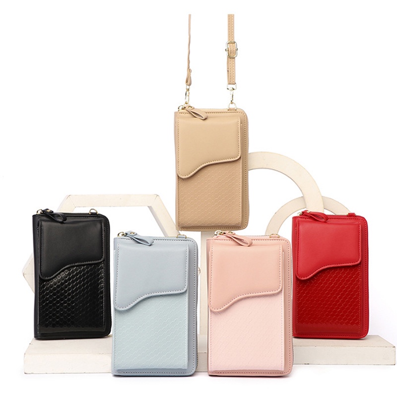 Túi Đeo Chéo Dệt Có Khóa Kéo Thời Trang Cho Nữ