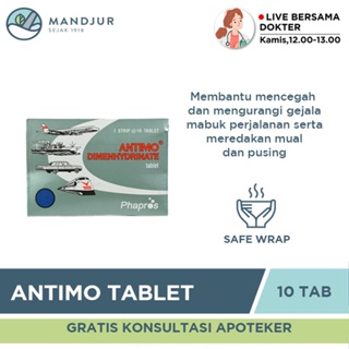 Image of Antimo Tablet - Obat Pereda Mabuk Perjalanan