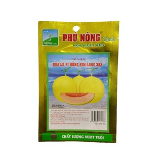 Hạt giống Dưa lê F1 Hồng kim Long 383 Gói 0.3g