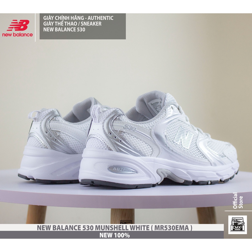 😘  Giày New Balance 530 'Munsell White '  - HÀNG CHÍNH HÃNG 100%