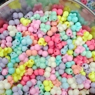10/25/50gam hạt nhựa trái cây nhiều màu