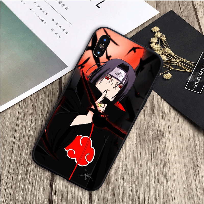 Ốp Điện Thoại Hình Naruto Uchiha Itachi Cho iPhone 5 5s SE 2016 6 6s 6Plus 6sPlus 7 8 SE 2020 7 8Plus X XS XR XS Max