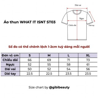 Áo thun WHAT IT ISNT Florey Logo ST03