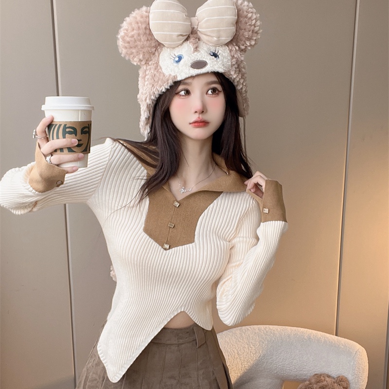 Áo Dệt Kim Tay Dài Phong Cách Hàn Quốc Thời Trang Mùa Thu 2022 Cho Nữ