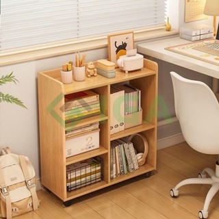 Kệ Sách Đa Năng IGA Có Bánh Xe Thiết Kế Hòa Quyện Giữa Lưu Trữ Và Trang Trí - GP173