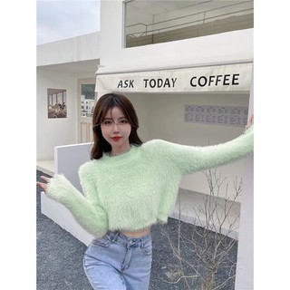Áo Len Nữ Dài Tay Kiểu Hàn Quốc