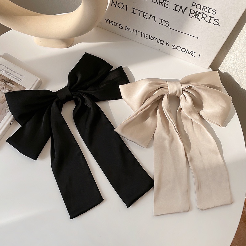 Kẹp Tóc Đính Nơ Sau Lưng Thiết Kế Thanh Lịch Dành Cho Nữ