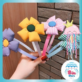 Bờm tóc Xược tóc hình bông hoa to đáng yêu cute phong cách Hàn Quốc cho bé gái BXT04