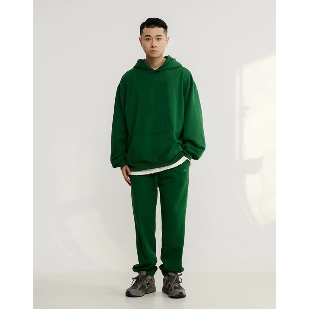 Áo hoodie trơn unisex ullzang nỉ ngoại local brand - Áo khoác nỉ unisex 5 màu có form rộng XL - LOUSI.SG