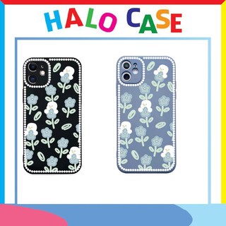 Ốp lưng iphone vuông lỗ viền camera hoa vịt 6plus/6s/6splus/7/7plus/8/8plus/x/xs/11/12/pro/max/plus/promax - Halocase