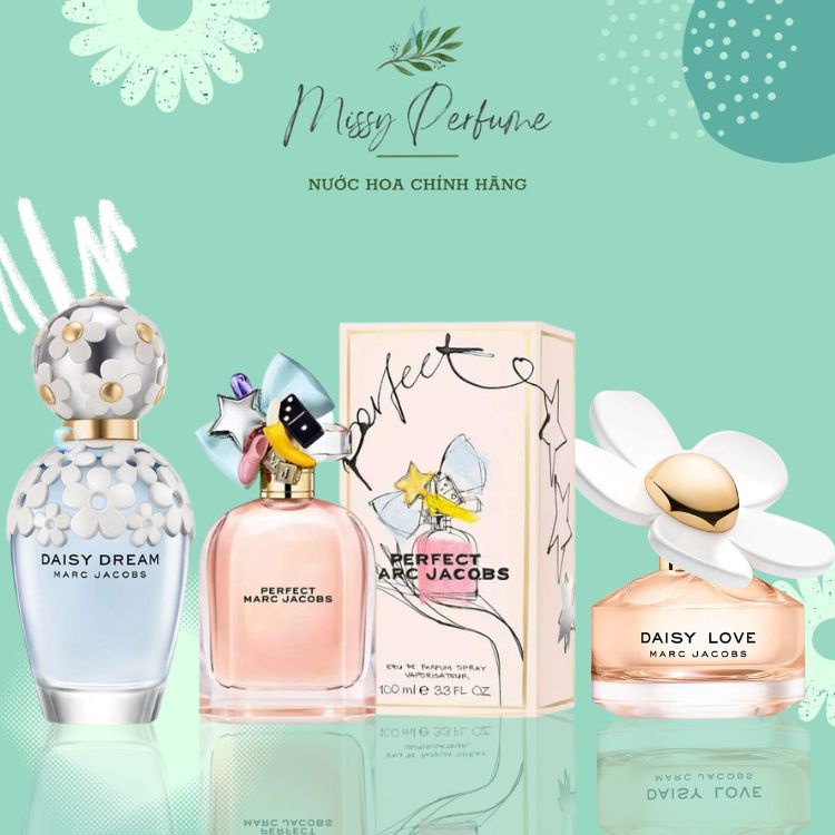 Nước Hoa Daisy Dream 100ML, Daisy Love, Marc Jacobs Perfect, Nước hoa nữ hương ngọt ngào