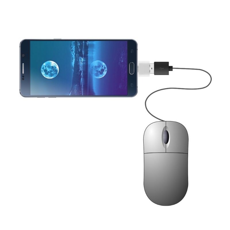 Đầu Chuyển Đổi từ USB sang đầu cắm Type C để mở file trong USB trên điện thoại Android hoặc Macbook