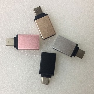 Đầu chuyển đổi từ USB Type C sang Táo (Đen - Móc chống rơi)