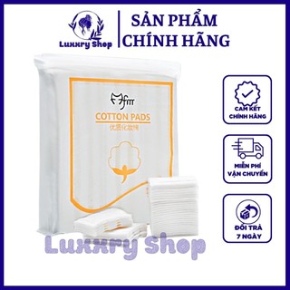 Bông tẩy trang lameila 222 miếng không xơ, mềm mịn, siêu thấm.