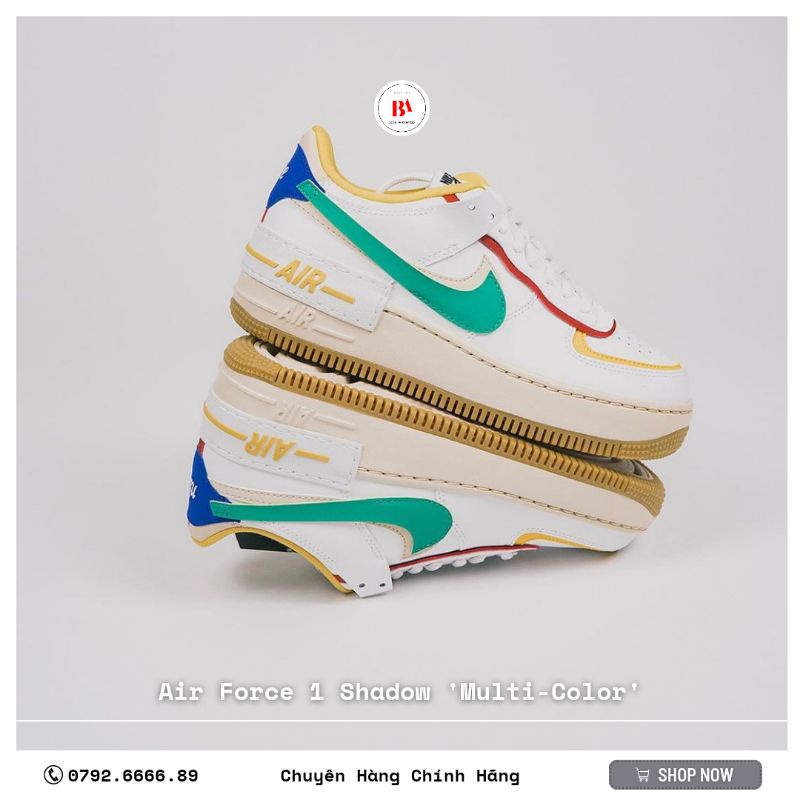 Chính Hãng Giày Nike Air Force 1 Shadow