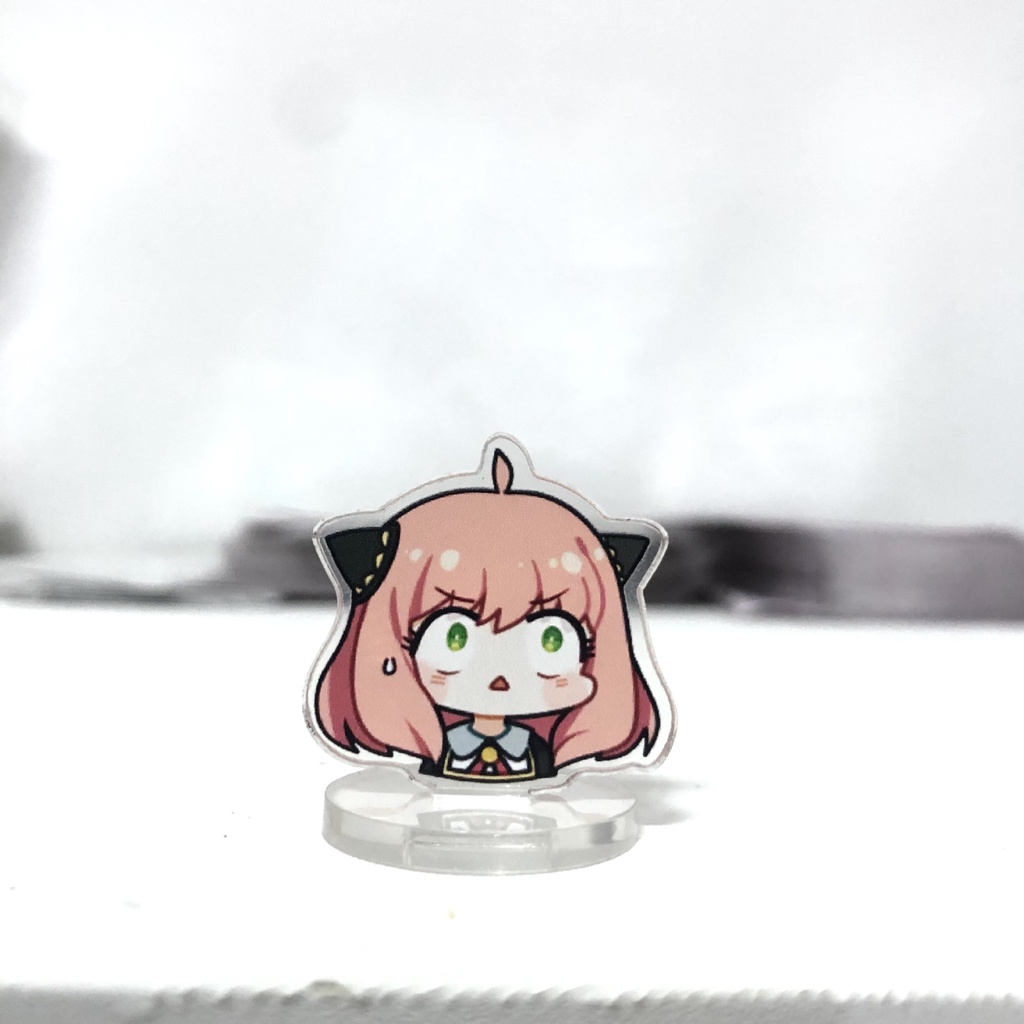 Giá Đỡ Đồ trang trí Nhân Vật ST1 Spyxfamily Mini Dễ Thương Dùng Trang Trí