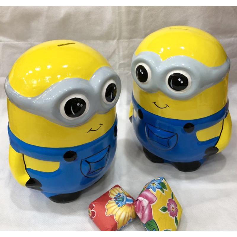 HEO ĐẤT HÌNH MINIONS BÓNG ĐẸP BỀN MÀU LOẠI 1 (21*16*)