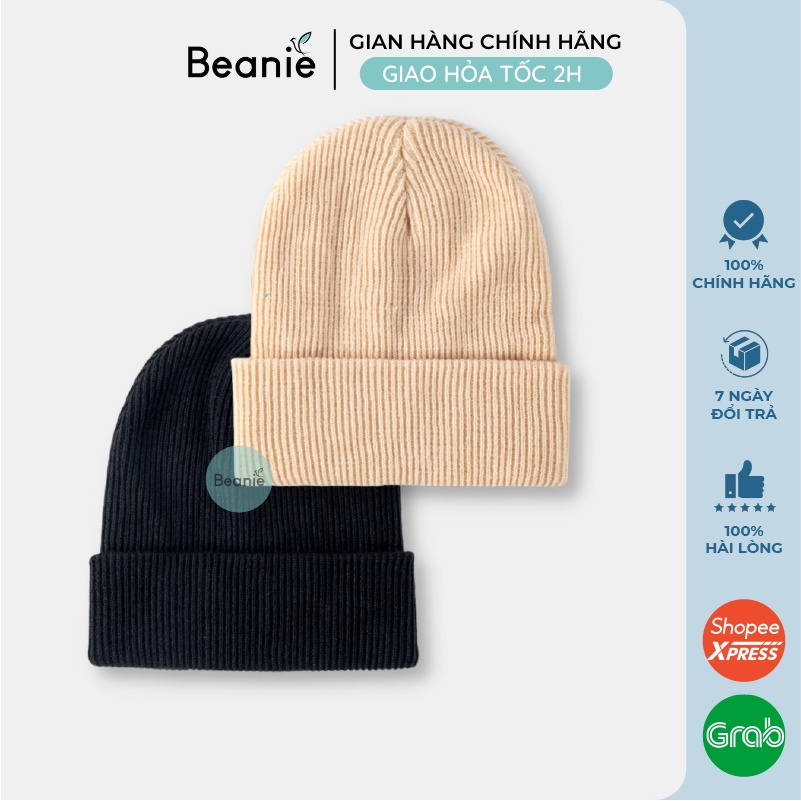 Mũ Len Dài Trơn BEANIE Hot Trend 2022 Thiết Kế Thời Trang Hàn Quốc, Nón Len Trơn Unisex Nam Nữ Phong Cách Mùa Đông B060
