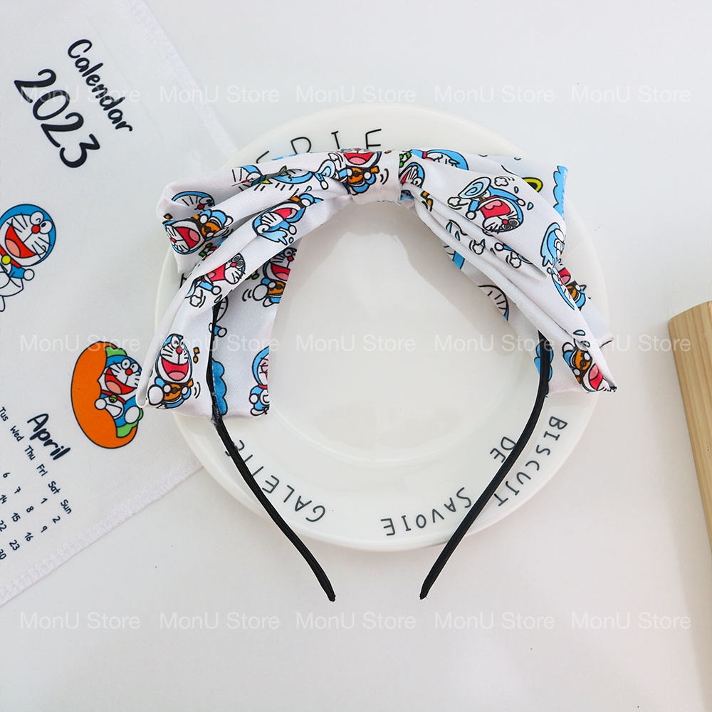 Cài tóc nơ vải lụa DORAEMON DOREMON dễ thương cute MON0214 TooYoo