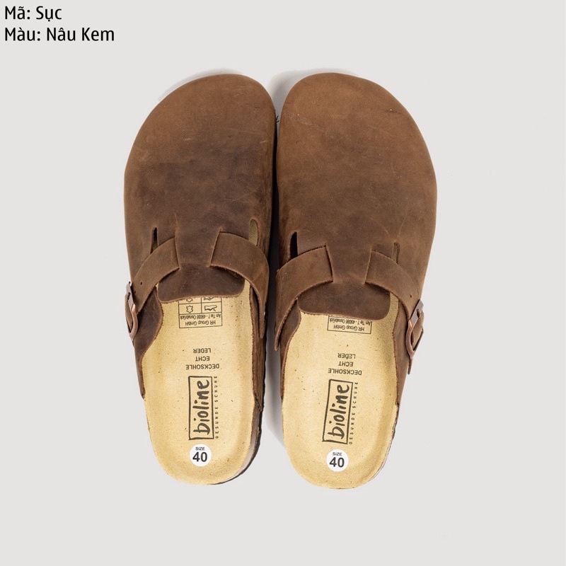 Sục da bò Unisex xuất khẩu Châu Âu