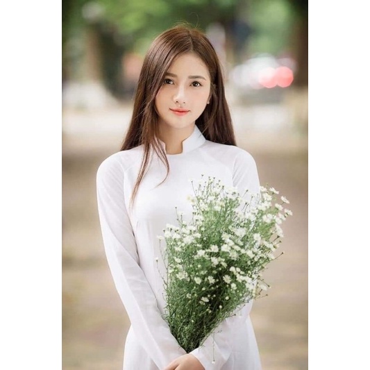 Áo dài may sẵn lụa cao cấp