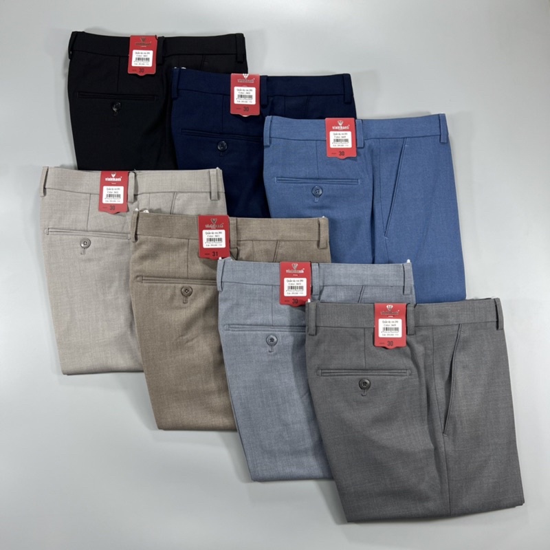 Quần tây nam VINHTHANH, trẻ trung, cao cấp, mềm mịn, co dãn nhẹ, QT34
