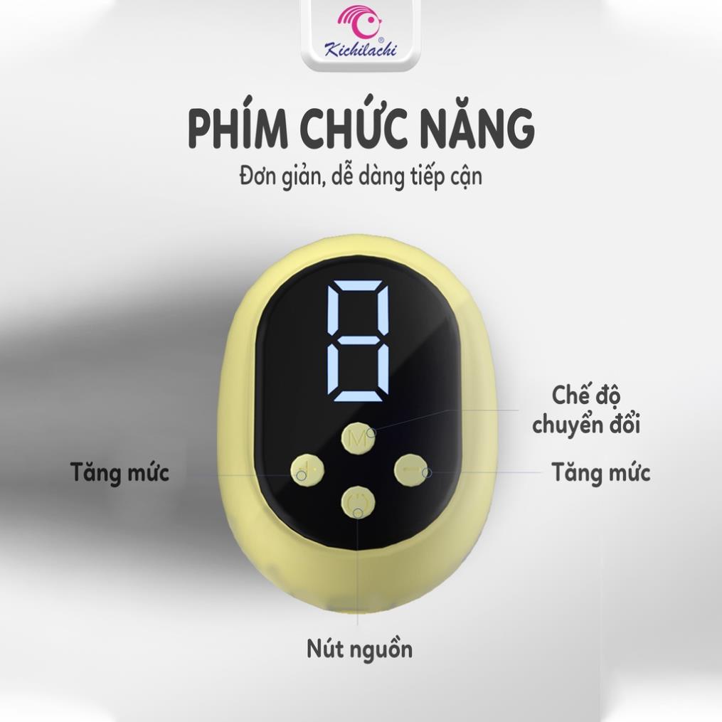 Máy Hút Sữa Điện Đơn Kichilachi Bình Hút Sữa Êm, Máy Vắt Sữa Không Đau, Tiếng Ồn Nhỏ
