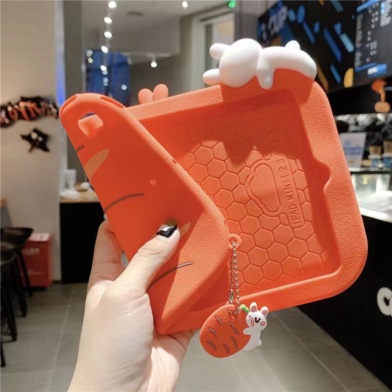 Ốp Máy Tính Bảng Silicon Chống Sốc Họa Tiết Hoạt Hình Cho iPad Mini 1 2 3 4 5 6 Pro 2017 2018 2020 / Air 1 2 3 4 5th 6th 7th 8th 9th