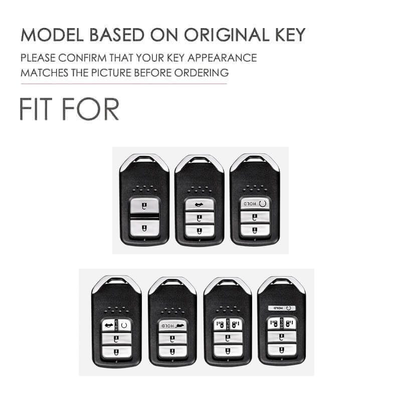 Vỏ Bọc Chìa Khóa Thông Minh Bằng Hợp Kim Kẽm Cho Honda All-New City / CRV / Accord / Civic FC 10Gen 2016-2022 HRV Jazz BRV