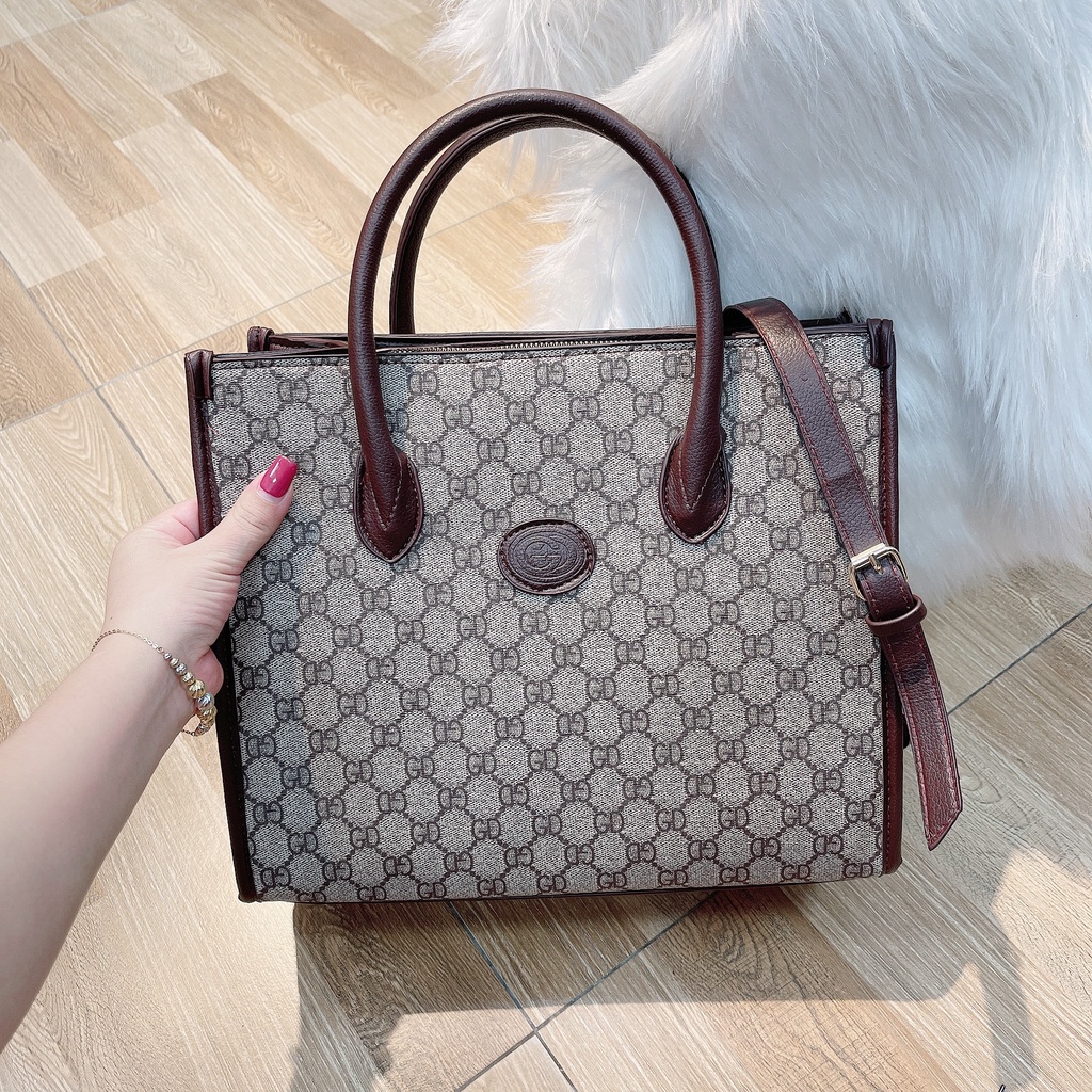 Túi Xách Nữ Công Sở GC 2 Quai Xách Chắc Chắn Kèm Dây Đeo Chéo M30