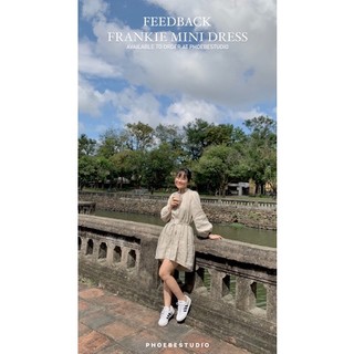 Đầm oversize dây buộc eo linen cao cấp - phoebestudio