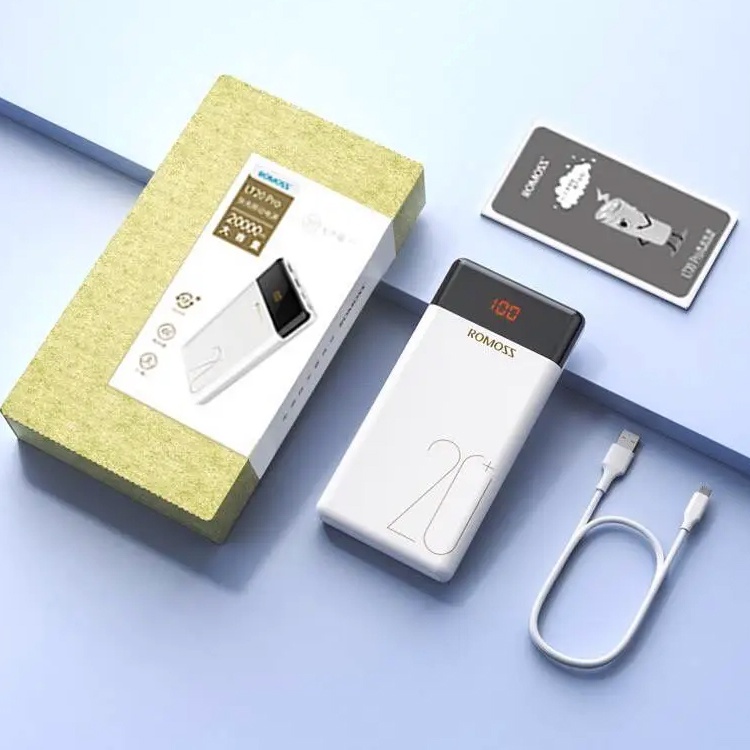 Pin dự phòng sạc nhanh Romoss LT20 Pro dung lượng 20000mAh - hỗ trợ QC 18W và PD 18W