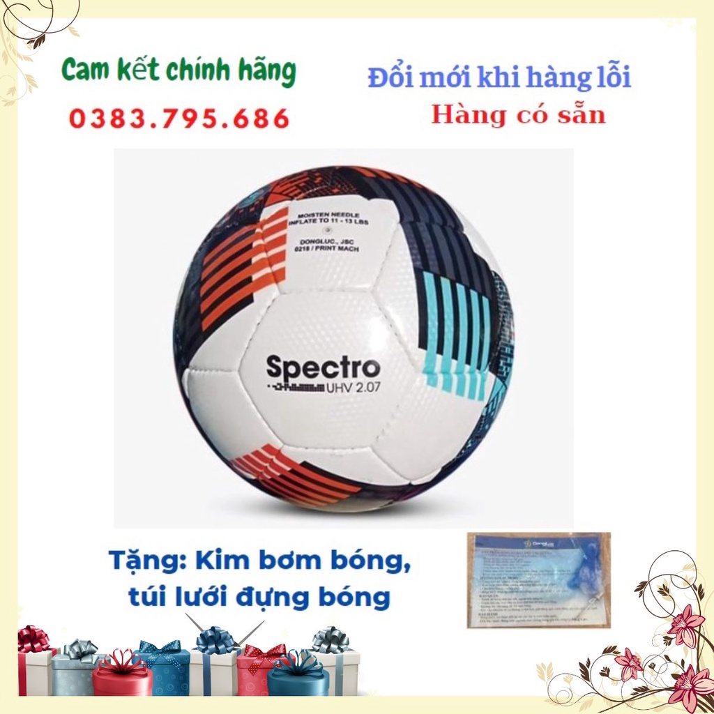 (Chính Hãng+ Tặng Quà) UHV 207 Spectro - Quả bóng đá Động Lực - tongkhothethao99