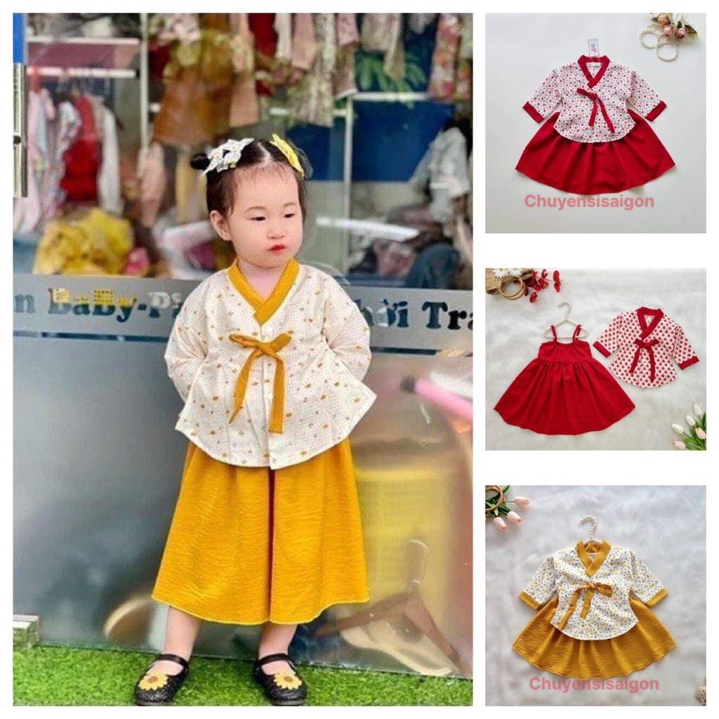 BỘ HANBOOK BÉ GÁI XINH XẮN SIZE 8-18KG(HANBOOK)