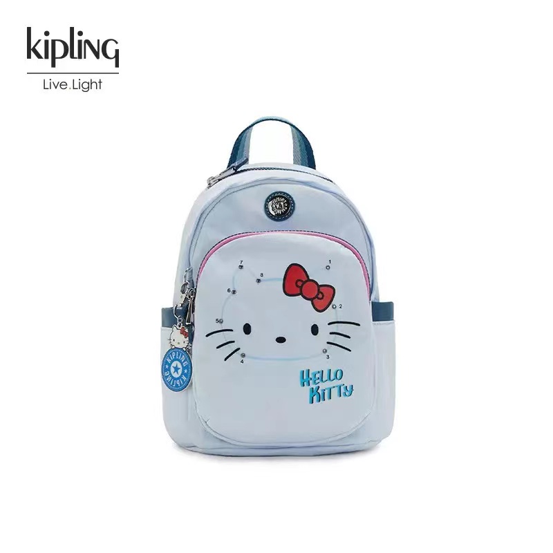 KIPLING Ba Lô Thể Thao Siêu Nhẹ Chống Thấm Nước Sức Chứa Lớn Mẫu 2022 Hellokitty