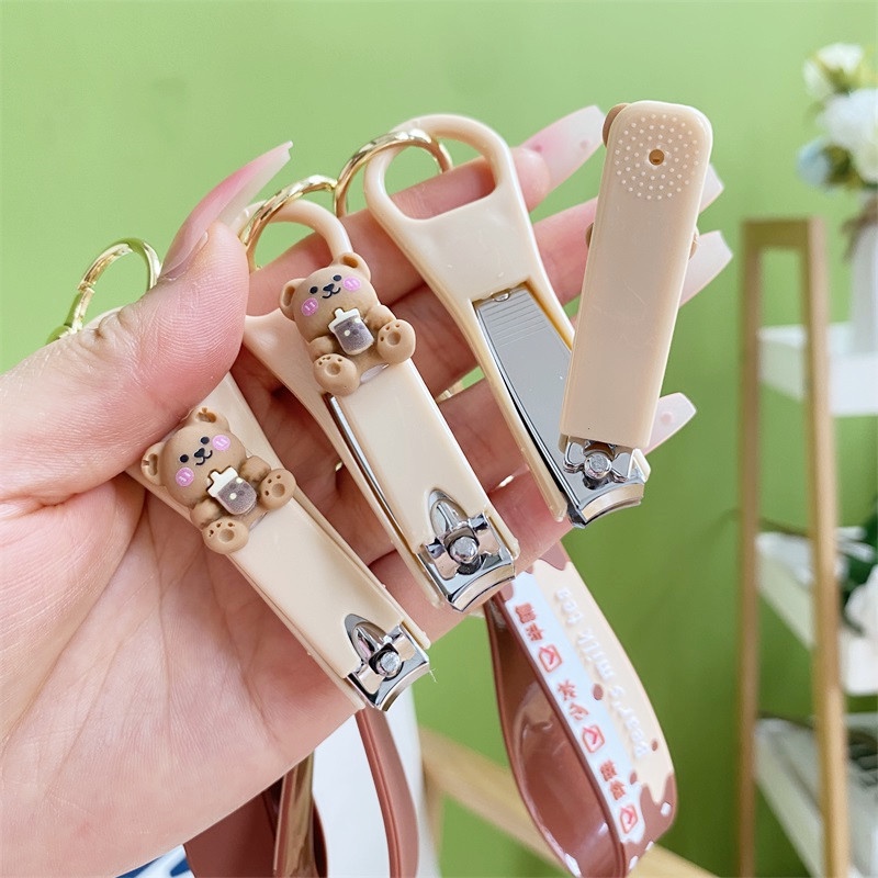 Móc Khóa Hình Ly Trà Sữa Hoạt Hình Sáng Tạo