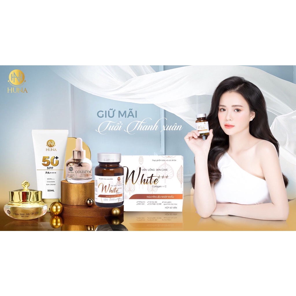 Combo 3 sản phẩm Huna White++