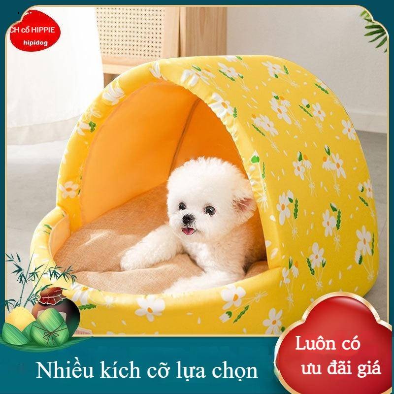 Đệm Nằm Bốn Mùa Cho Chó Mèo - Ổ Nằm Dễ Thương Cho Thú Cưng