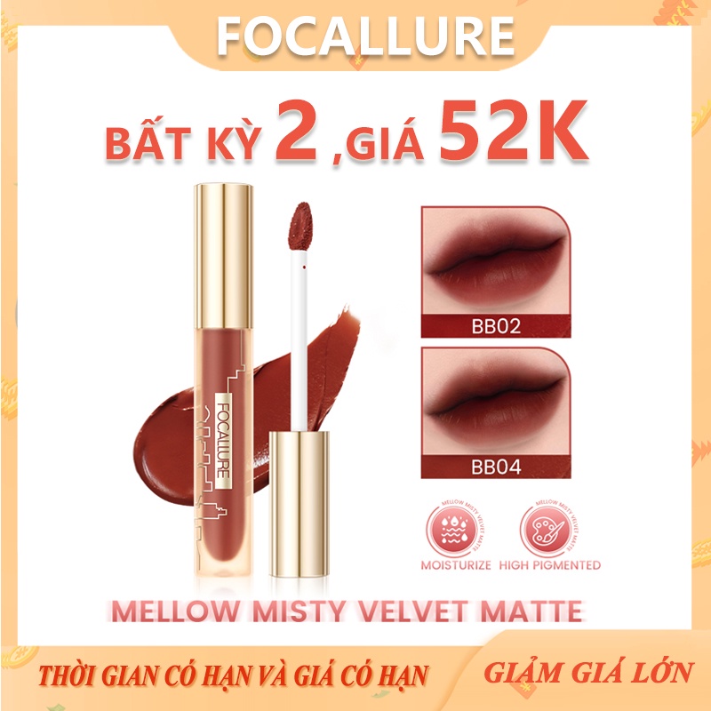 Focallure #Son Môi MordenUrban Mềm Mượt Dưỡng Ẩm Lâu Trôi Chất Lượng Cao