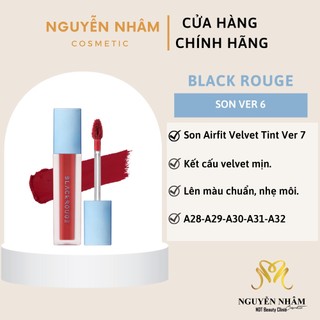 [Black Rouge Ver 6] Son Black Rouge Air Fit Velvet Tint Ver6 BLUEMING GARDEN