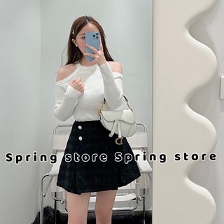 Áo crop A4 Yếm Tay Dài Hở Vai xinh xắn