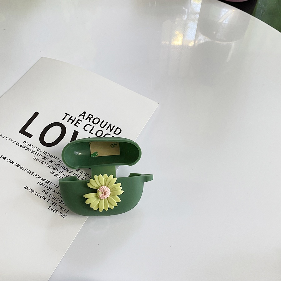 Ốp Điện Thoại Silicon Họa Tiết Hoa Tulip Dễ Thương Kèm Móc Khóa Và Dây Đeo Dành Cho Baseus Bowie M2 / E3 / E8 / Encok W11