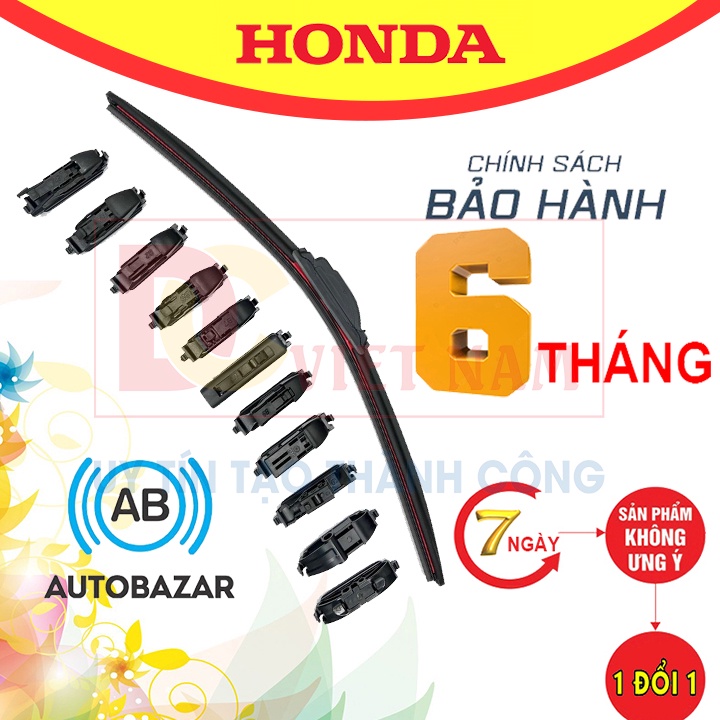 Thanh gạt nước mưa ô tô công nghệ Đức Nano Plus, dành cho các dòng xe của hãng HONDA - BẢO HÀNH 6 THÁNG
