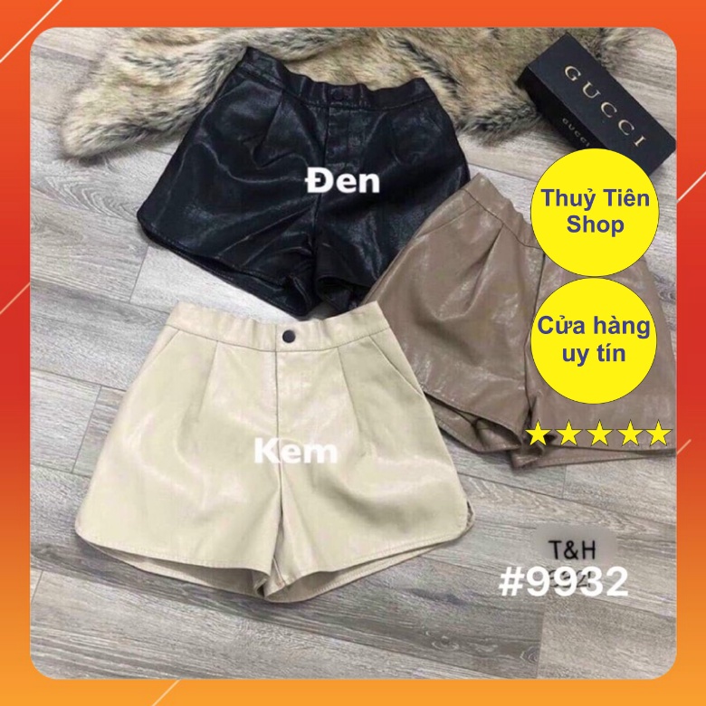 Quần Short Da 1 Cúc Hàng Quảng Châu Loại 1