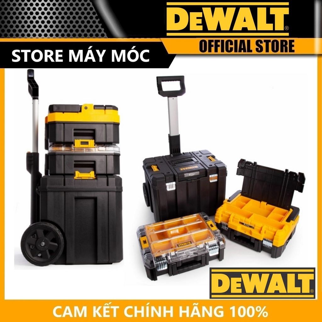 THÙNG ĐỰNG ĐỒ NGHỀ DI ĐỘNG (512X333X708)MM DEWALT DWST83411-1 - HÀNG CHÍNH HÃNG