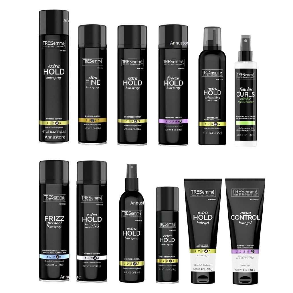 Keo xịt giữ nếp tóc Tresemme TRES Two Extra Hold