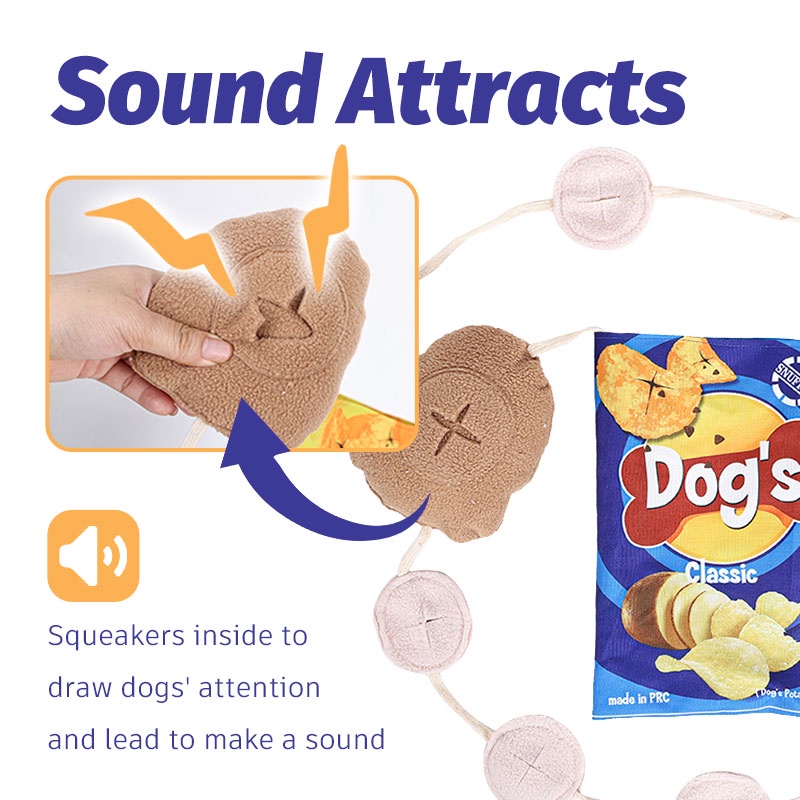 HamshMoc Đồ Chơi Nhai Gặm Tương Tác Bằng Vải Bông Mềm Mại Hình Tô Thức Ăn Cho Cún Cưng