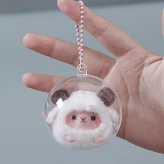 Len Chọc Handmade, Bộ Kit Len Chọc Cừu Cục Cưng [Cho Người Mới Bắt Đầu]