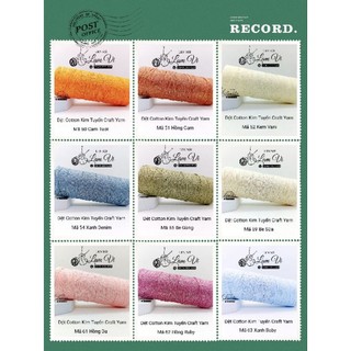 🍀 Sợi Dệt Cotton Craft Yarn KT