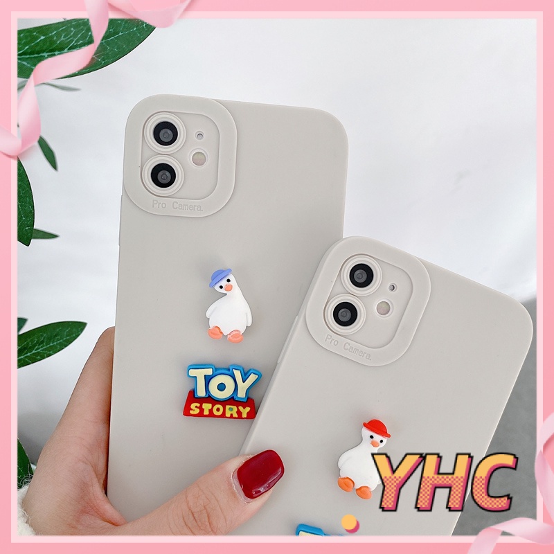 ốp iphone Hình Chú Vịt 3D Cho Iphone6 6splus 7 7plus 8plus XR X XS 11 12 Pro max Plus Promax max-065